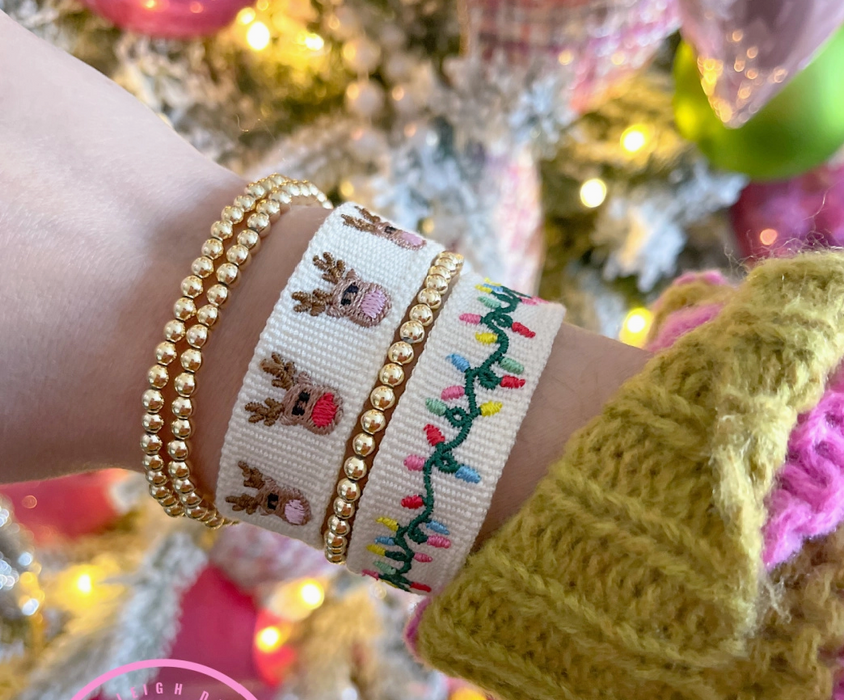 Festive Christmas Lights Bracelet