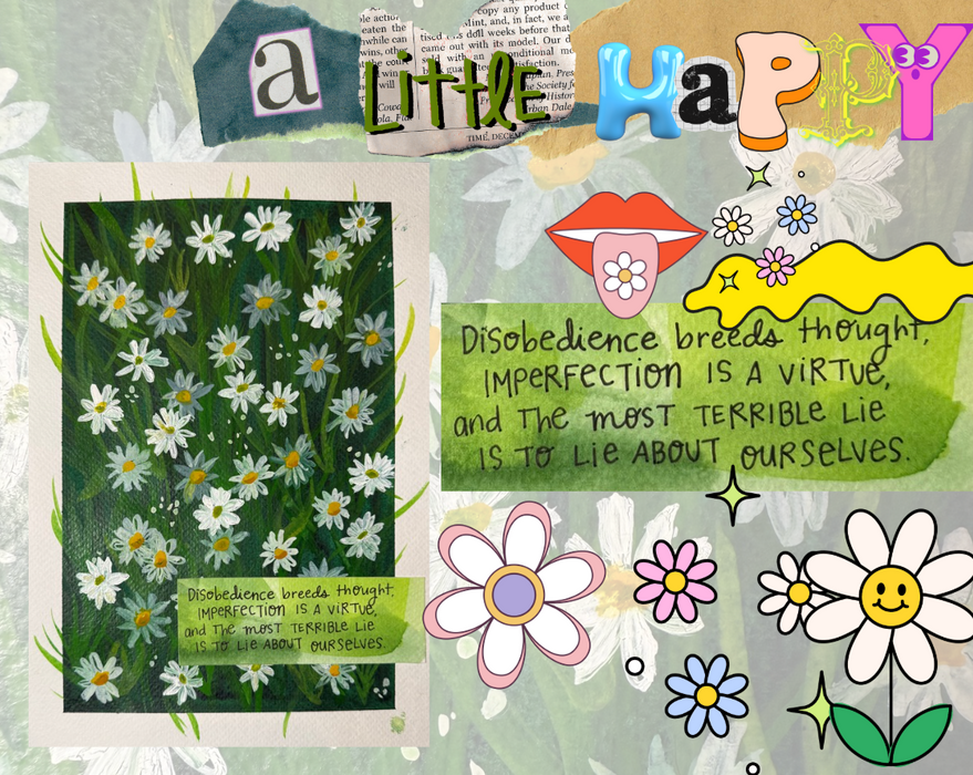 A Little Happy - October 8: Imperfection Is a Virtue